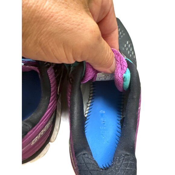 Brooks Ghost women’s black pink running shoes sneakers size 8 SKU 3824 - Picture 10 of 14